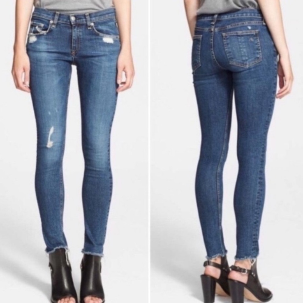 ๐RAG & BONE La Paz Skinny Distressed Jeans